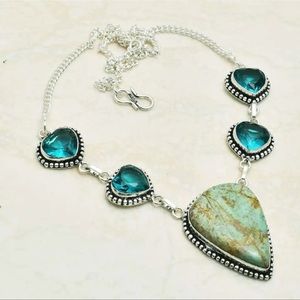 #176 Chrysopase Apatite Handcrafted Necklace NWOT